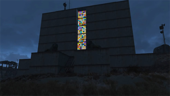 Fallout4 バニラのオブジェクトで巨大なタワーを建築する人がすごい