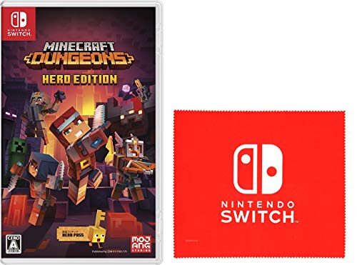 Minecraft Dungeons Hero Edition(マインクラフトダンジョンズ ヒーローエディション)  -Switch (【Amazon.co.jp限定】Nintendo Switch ロゴデザイン マイクロファイバークロス 同梱)