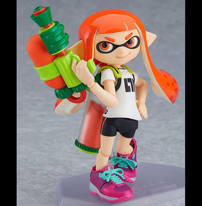 スプラトゥーンのfigmaフィギュアが予約受付を開始！体/視線が可動可能