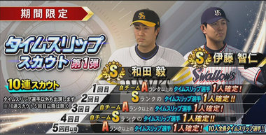 プロスピ2019：ドリームリーグに新Sランク「タイムスリップ」と