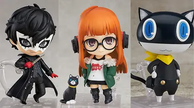 ペルソナ5 ねんどろいど」佐倉双葉・ジョーカー・モルガナが