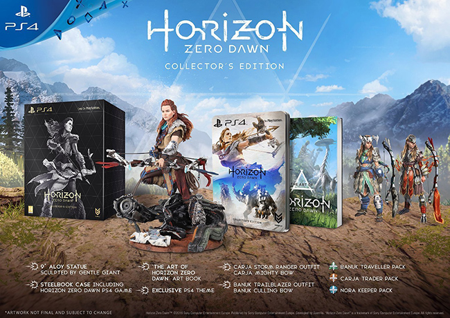 PS4：Horizon Zero Dawn コレクターズ・エディションの中身を公開