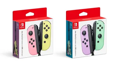 Nintendo Switch Joy-Con新色でパステルパープル/グリーンとピンク