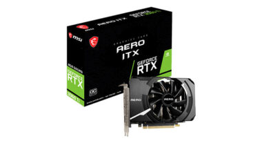 MSI、シングルファンの小型グラボ「RTX 3060 Ti AERO」を発売！約7.2万