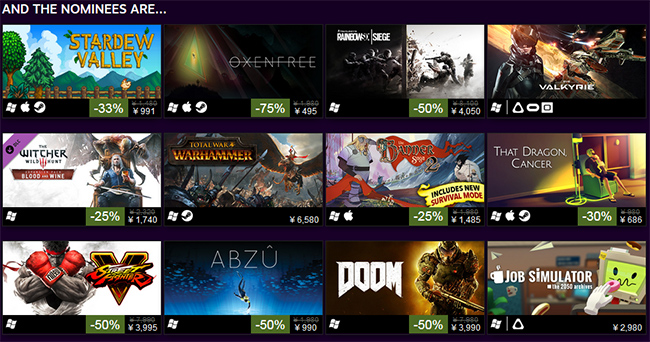 Steam The Game Awards関連セールを実施中 Thumper Witnessなどが最安値に Gamefavo