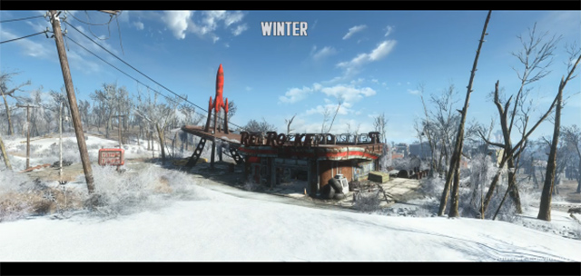Fallout4 春夏秋冬の季節を追加して雰囲気をガラリと変えるmod Gamefavo